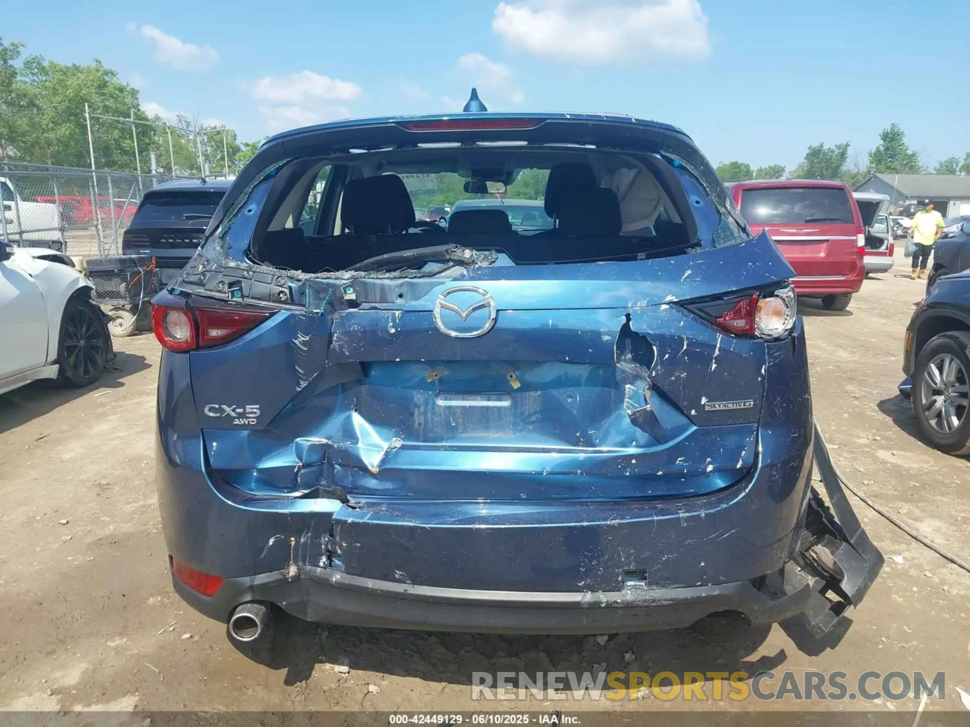 16 Photograph of a damaged car JM3KFBBMXM0417657 MAZDA CX-5 2021