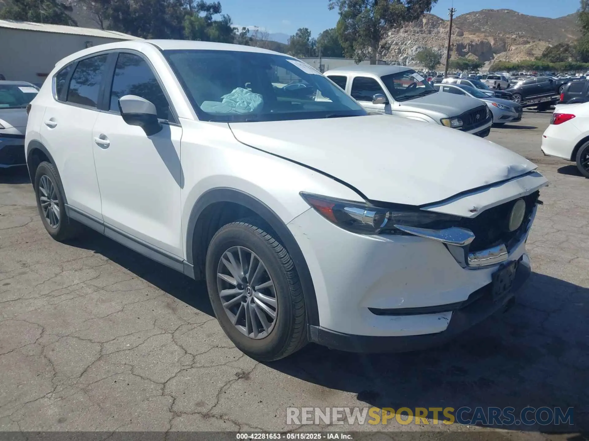 1 Photograph of a damaged car JM3KFBCM0M0360223 MAZDA CX-5 2021