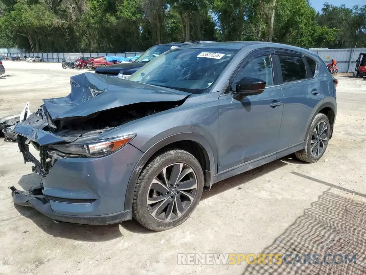1 Photograph of a damaged car JM3KFBCM0M0489630 MAZDA CX-5 2021