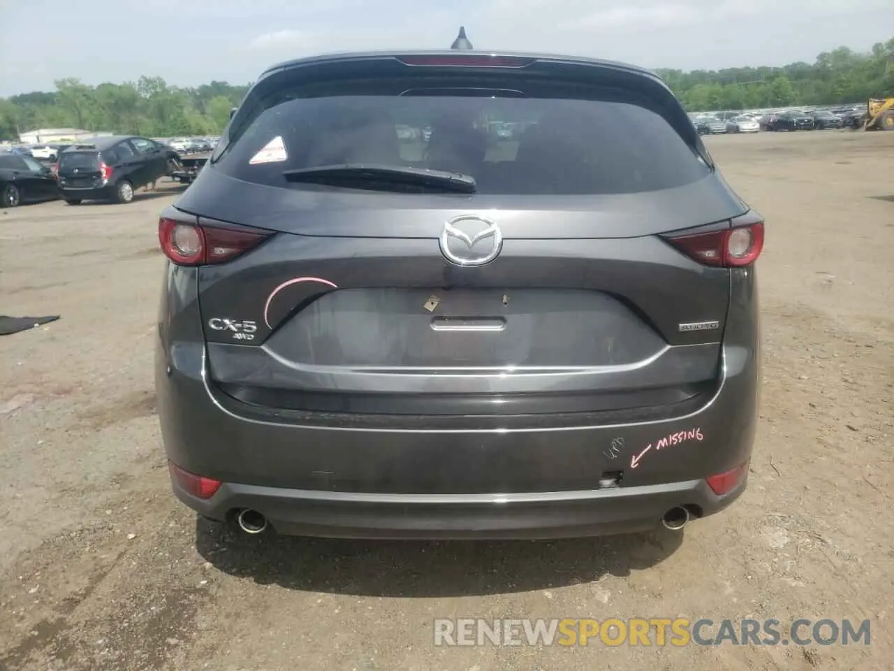 6 Photograph of a damaged car JM3KFBCM0M1300548 MAZDA CX-5 2021