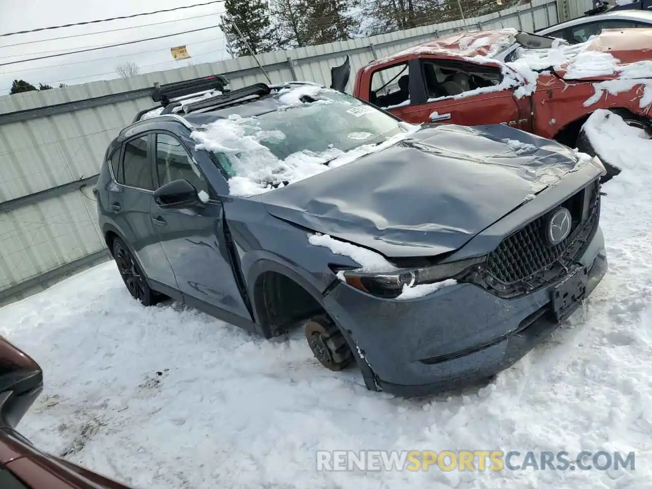 4 Photograph of a damaged car JM3KFBCM1M0383557 MAZDA CX-5 2021