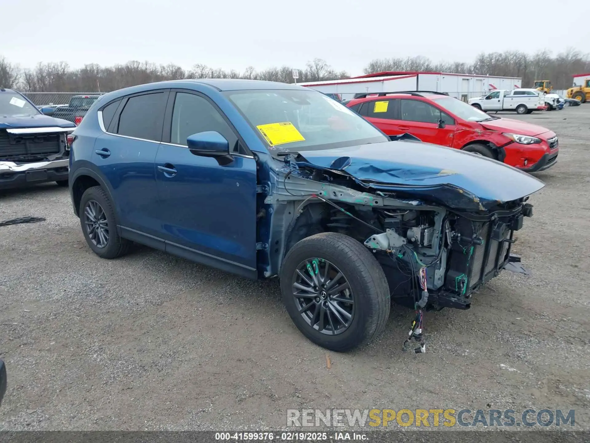 1 Photograph of a damaged car JM3KFBCM1M1329248 MAZDA CX-5 2021
