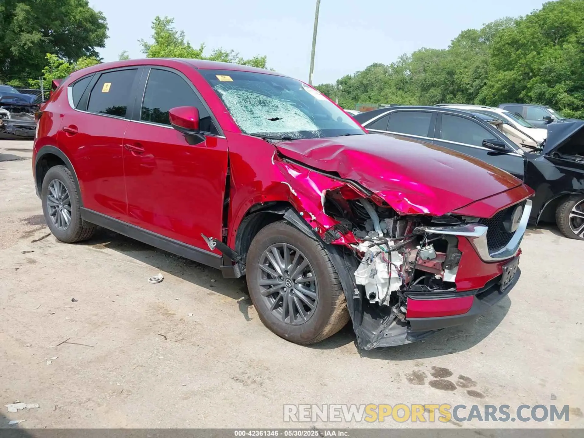 1 Photograph of a damaged car JM3KFBCM1M1452158 MAZDA CX-5 2021