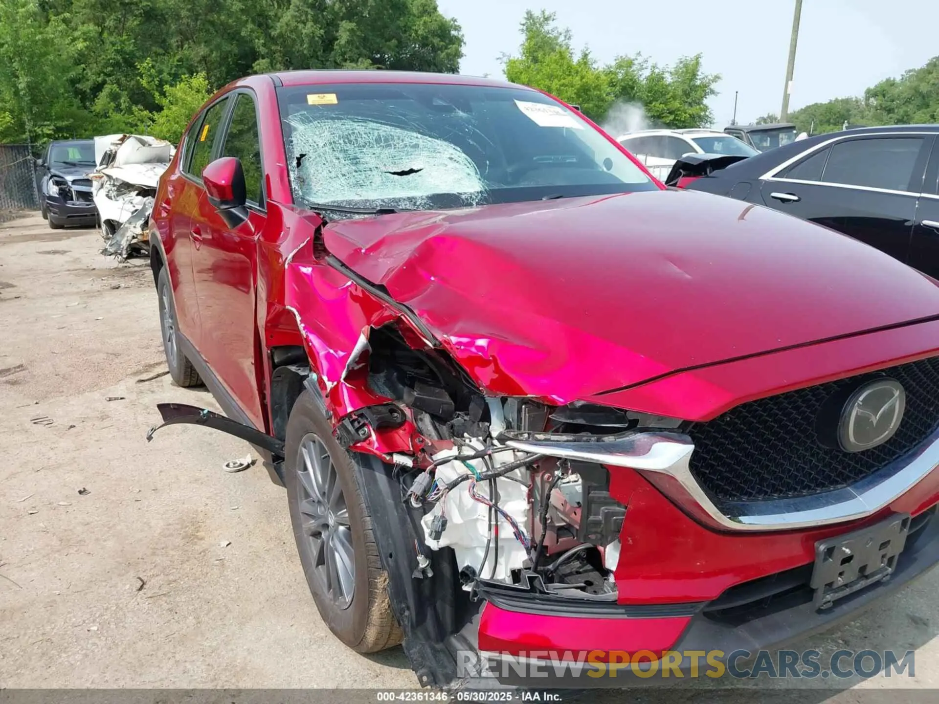 6 Photograph of a damaged car JM3KFBCM1M1452158 MAZDA CX-5 2021