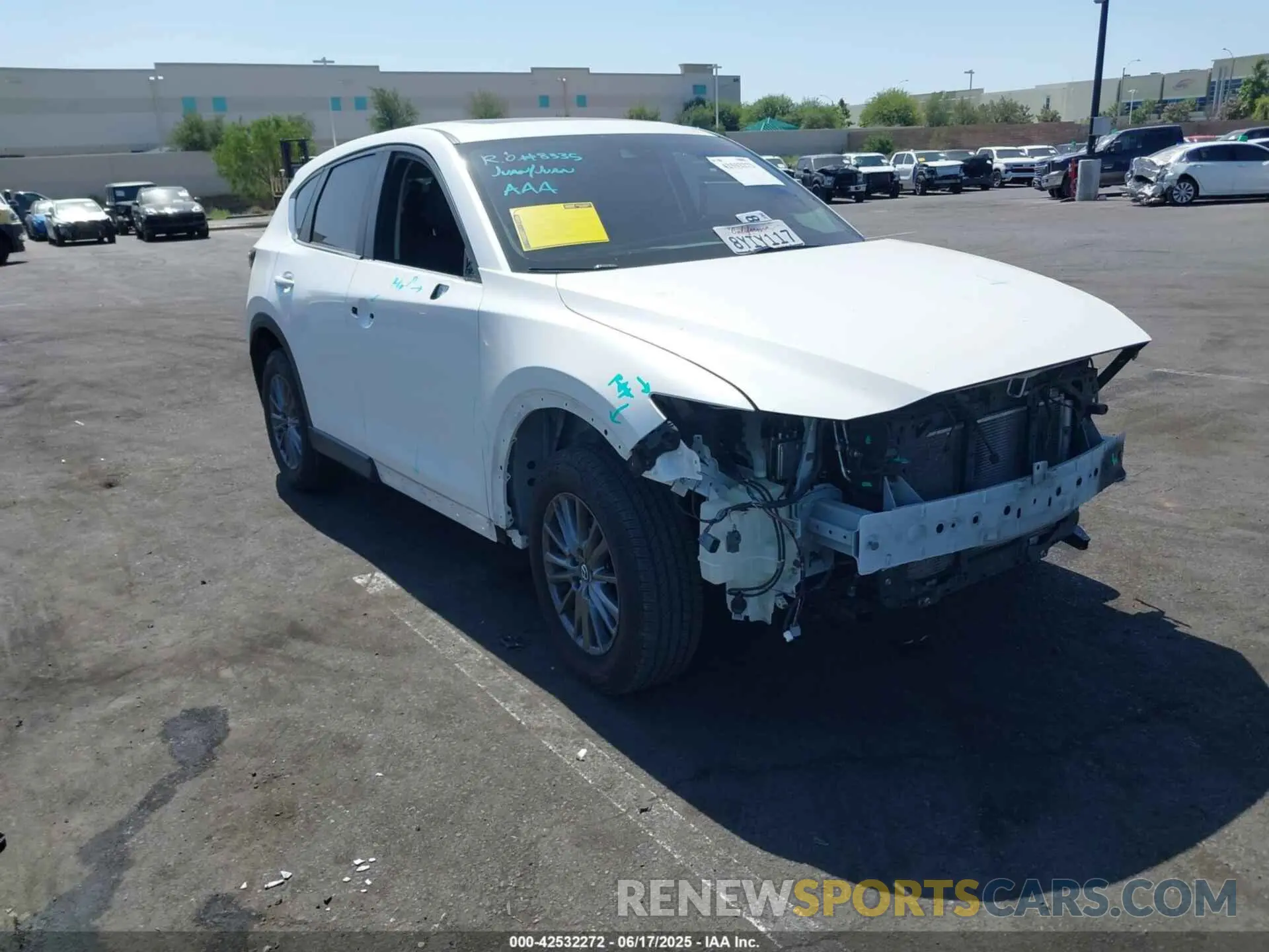 1 Photograph of a damaged car JM3KFBCM2M0487832 MAZDA CX-5 2021