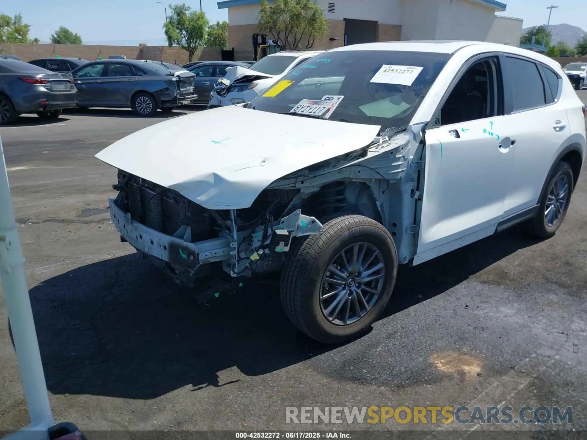 6 Photograph of a damaged car JM3KFBCM2M0487832 MAZDA CX-5 2021