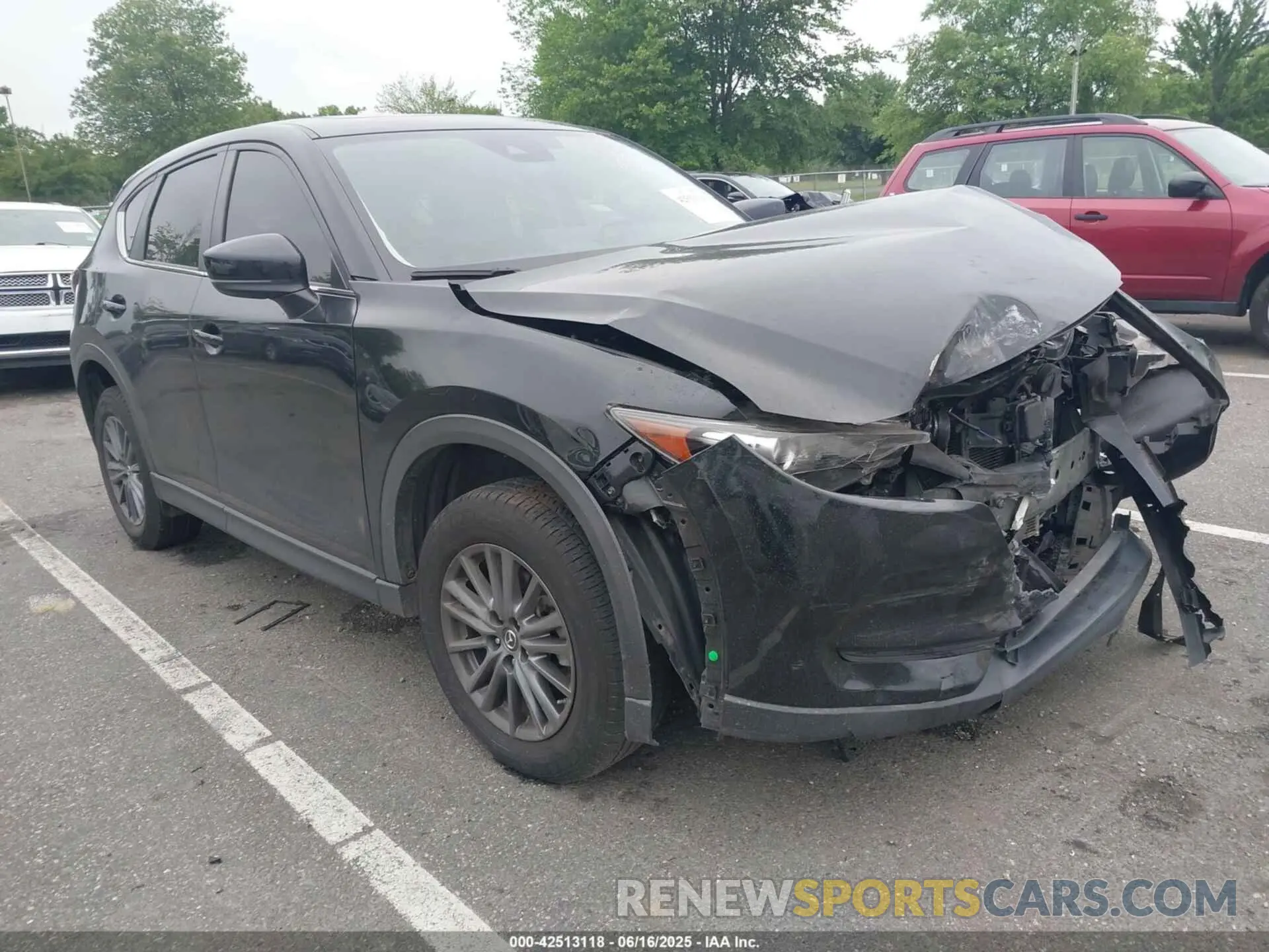 1 Photograph of a damaged car JM3KFBCM2M1313074 MAZDA CX-5 2021