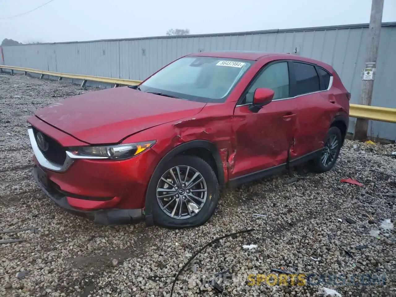1 Photograph of a damaged car JM3KFBCM3M0371071 MAZDA CX-5 2021