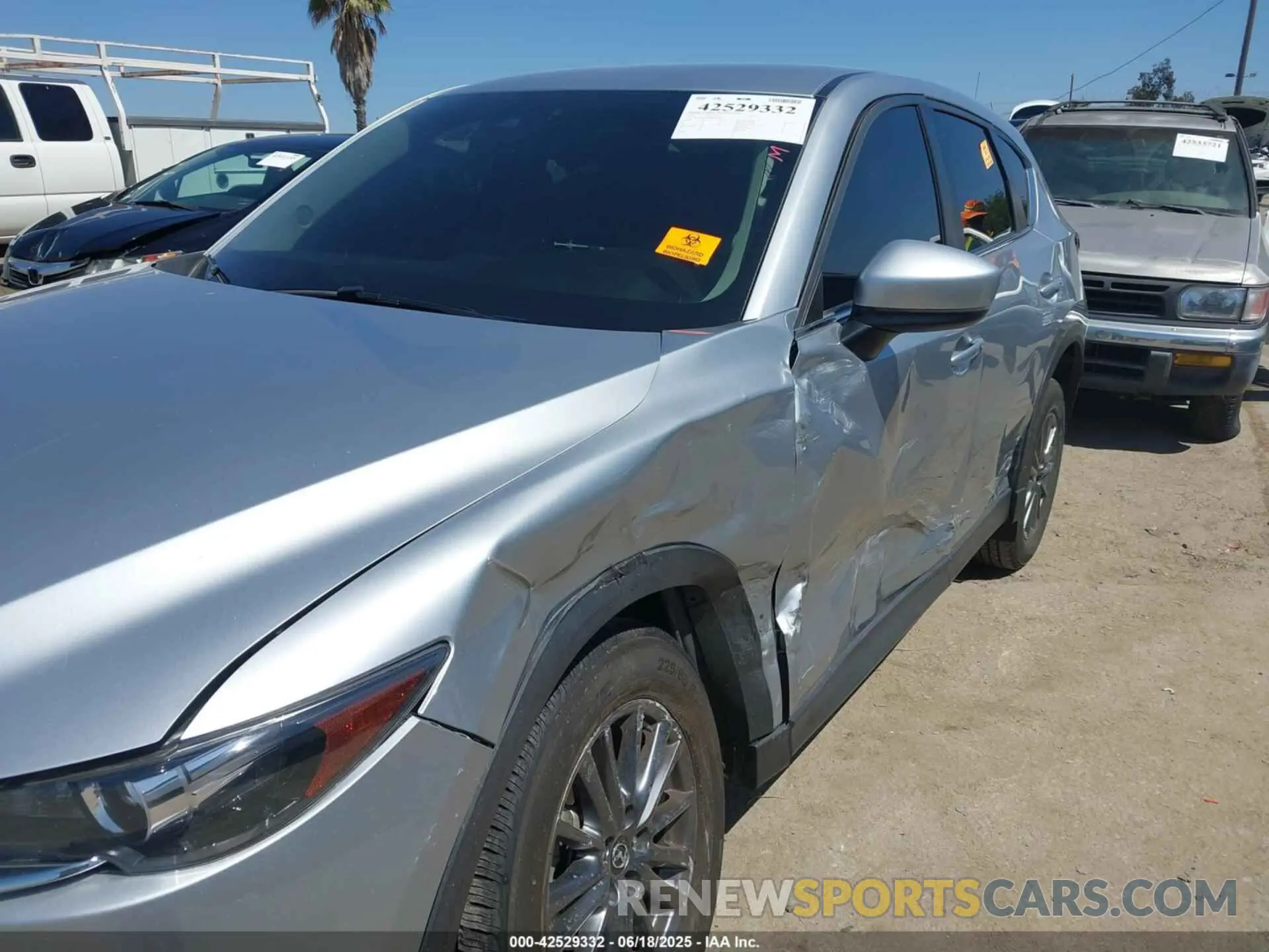 6 Photograph of a damaged car JM3KFBCM4M0340380 MAZDA CX-5 2021