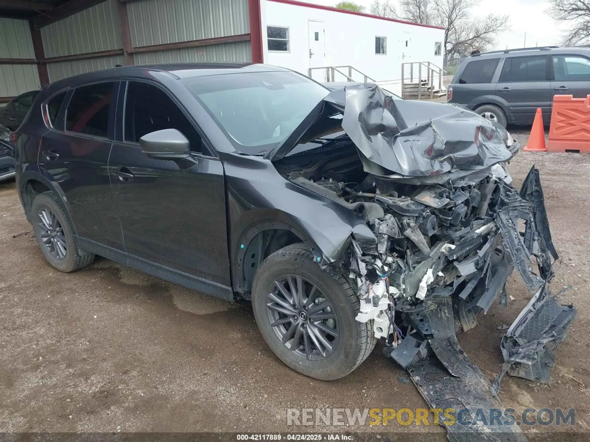 1 Photograph of a damaged car JM3KFBCM7M0483680 MAZDA CX-5 2021