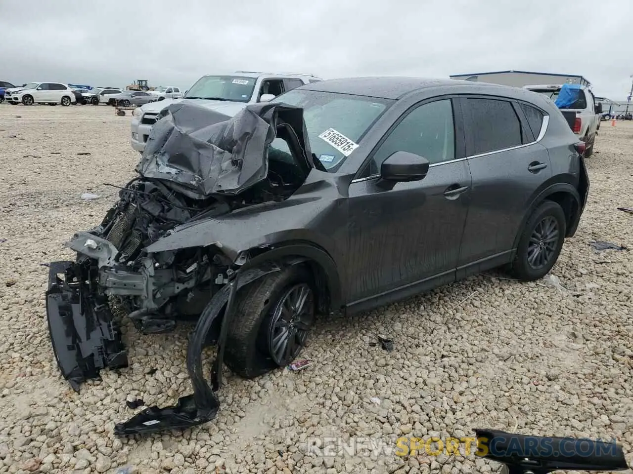 1 Photograph of a damaged car JM3KFBCM8M0341029 MAZDA CX-5 2021
