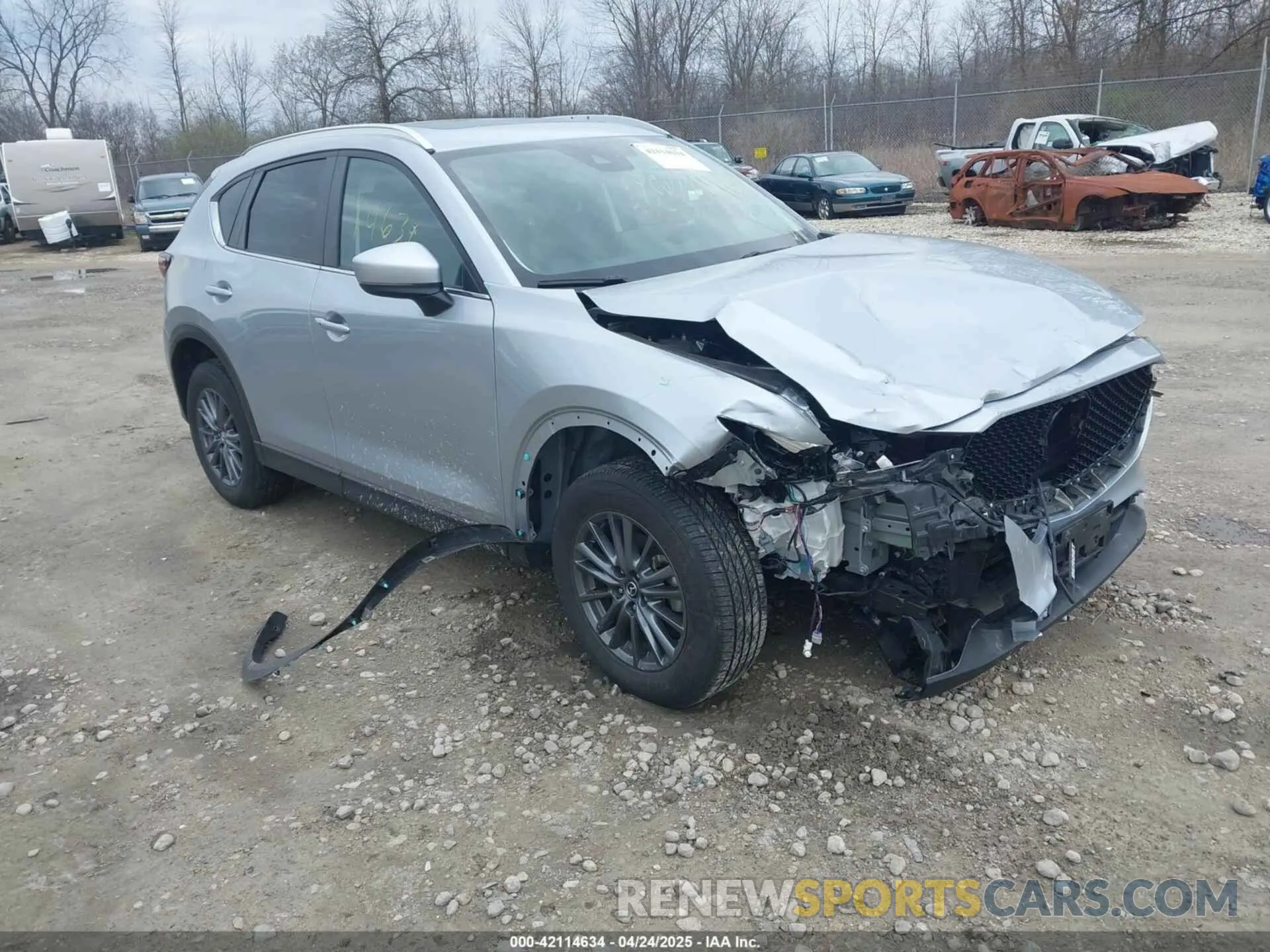 1 Photograph of a damaged car JM3KFBCM8M0346862 MAZDA CX-5 2021