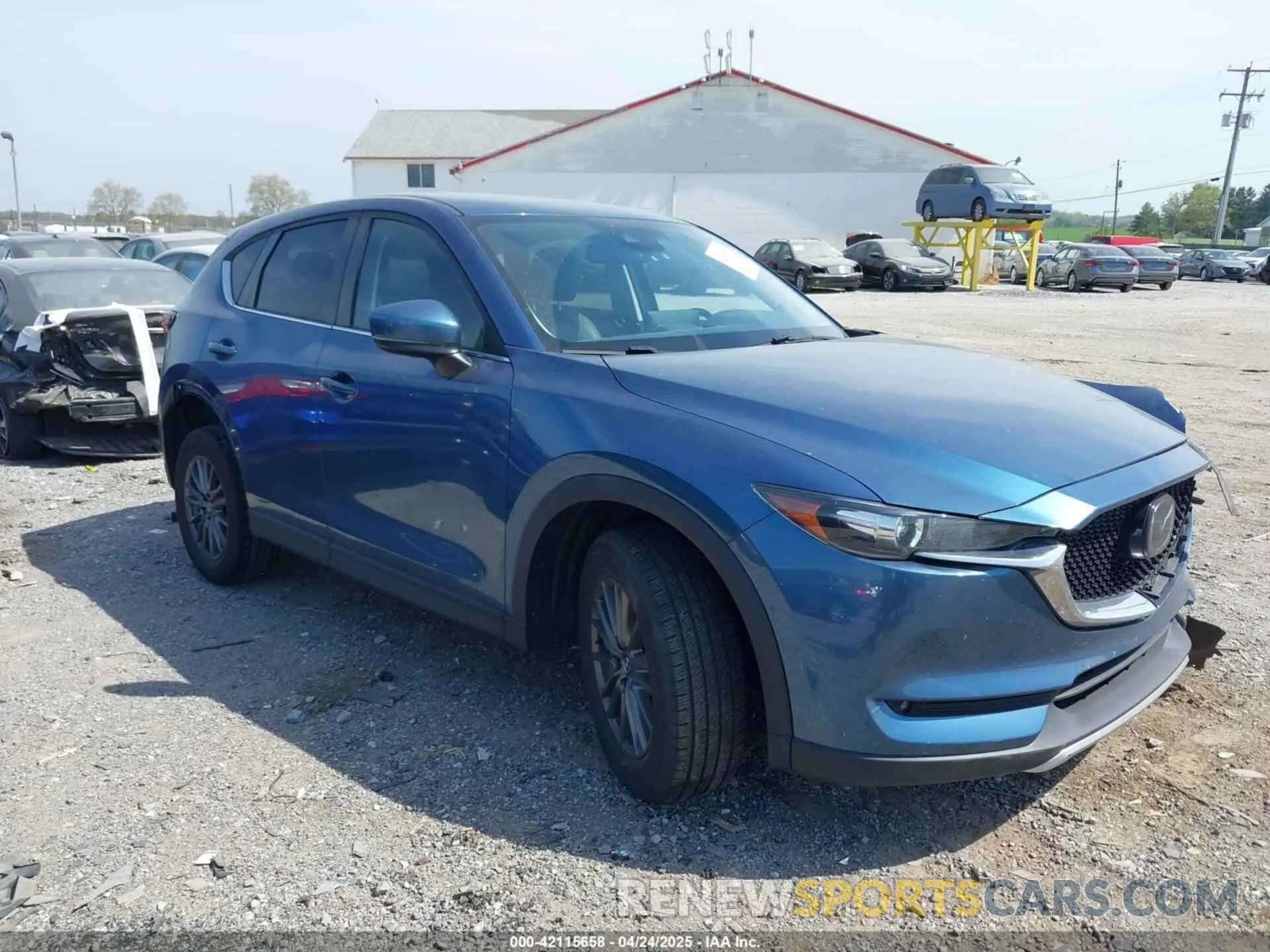 1 Photograph of a damaged car JM3KFBCMXM0328167 MAZDA CX-5 2021