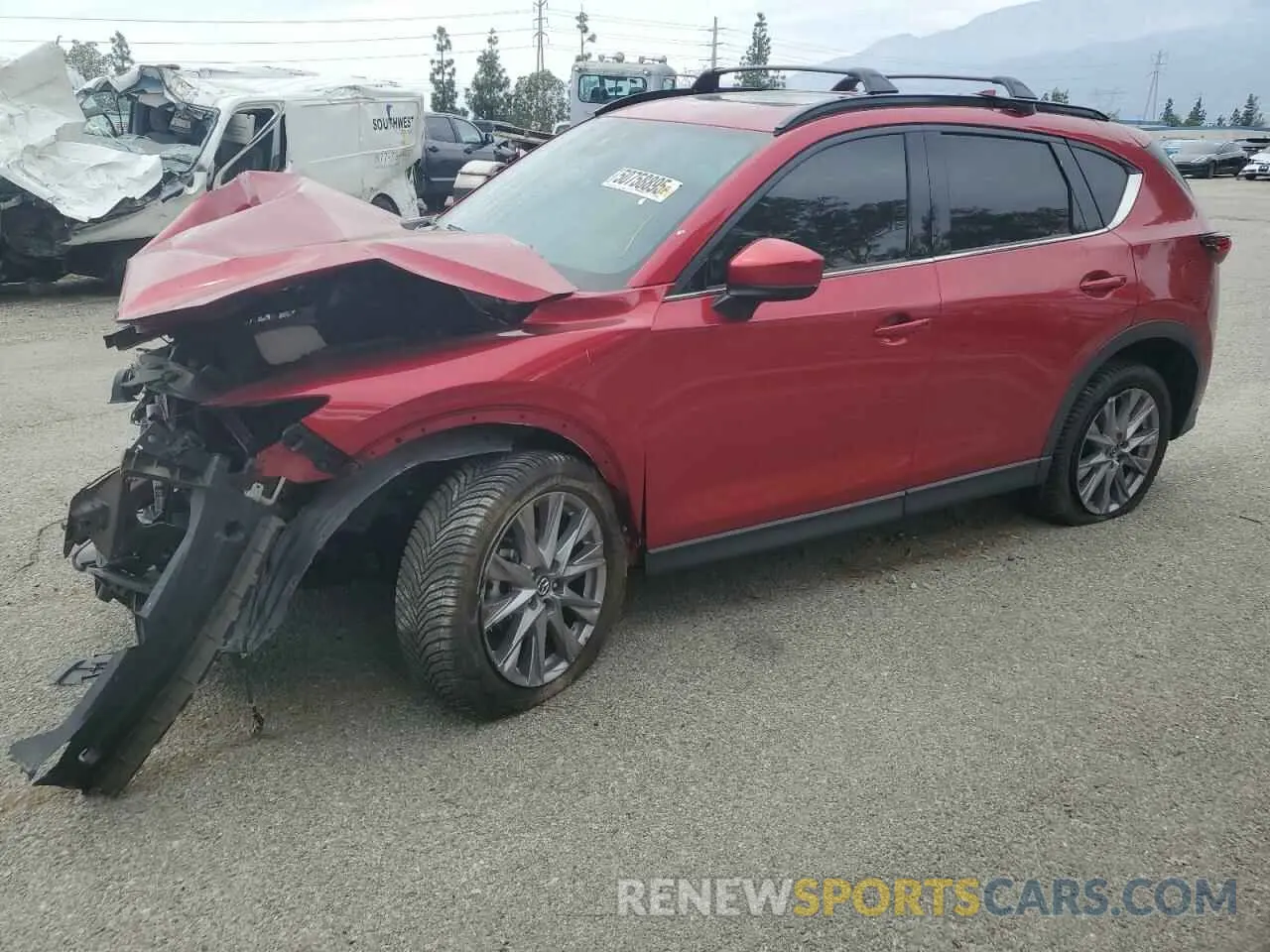 1 Photograph of a damaged car JM3KFBDM1M1396303 MAZDA CX-5 2021