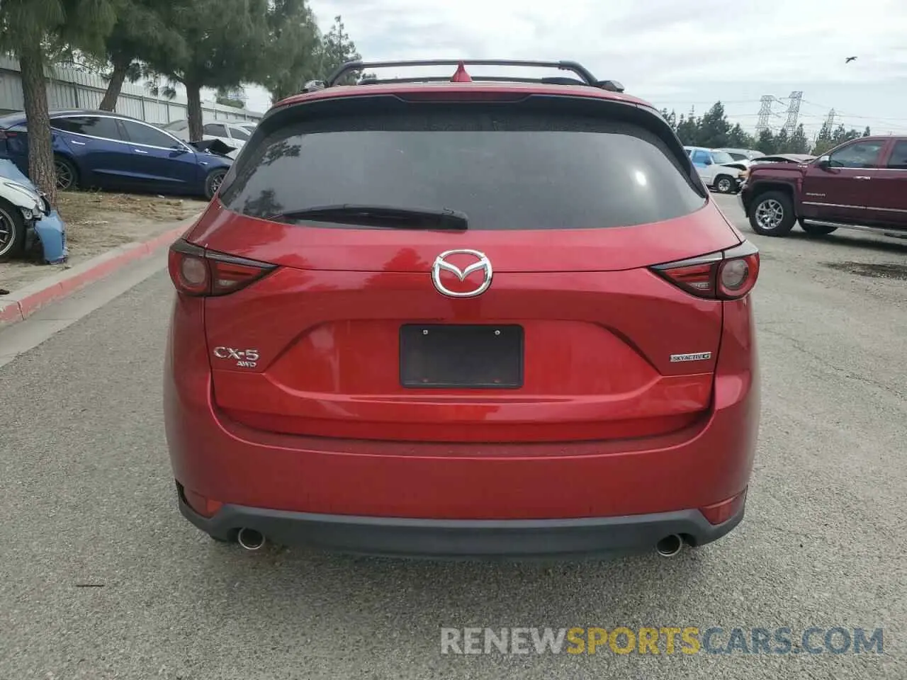 6 Photograph of a damaged car JM3KFBDM1M1396303 MAZDA CX-5 2021