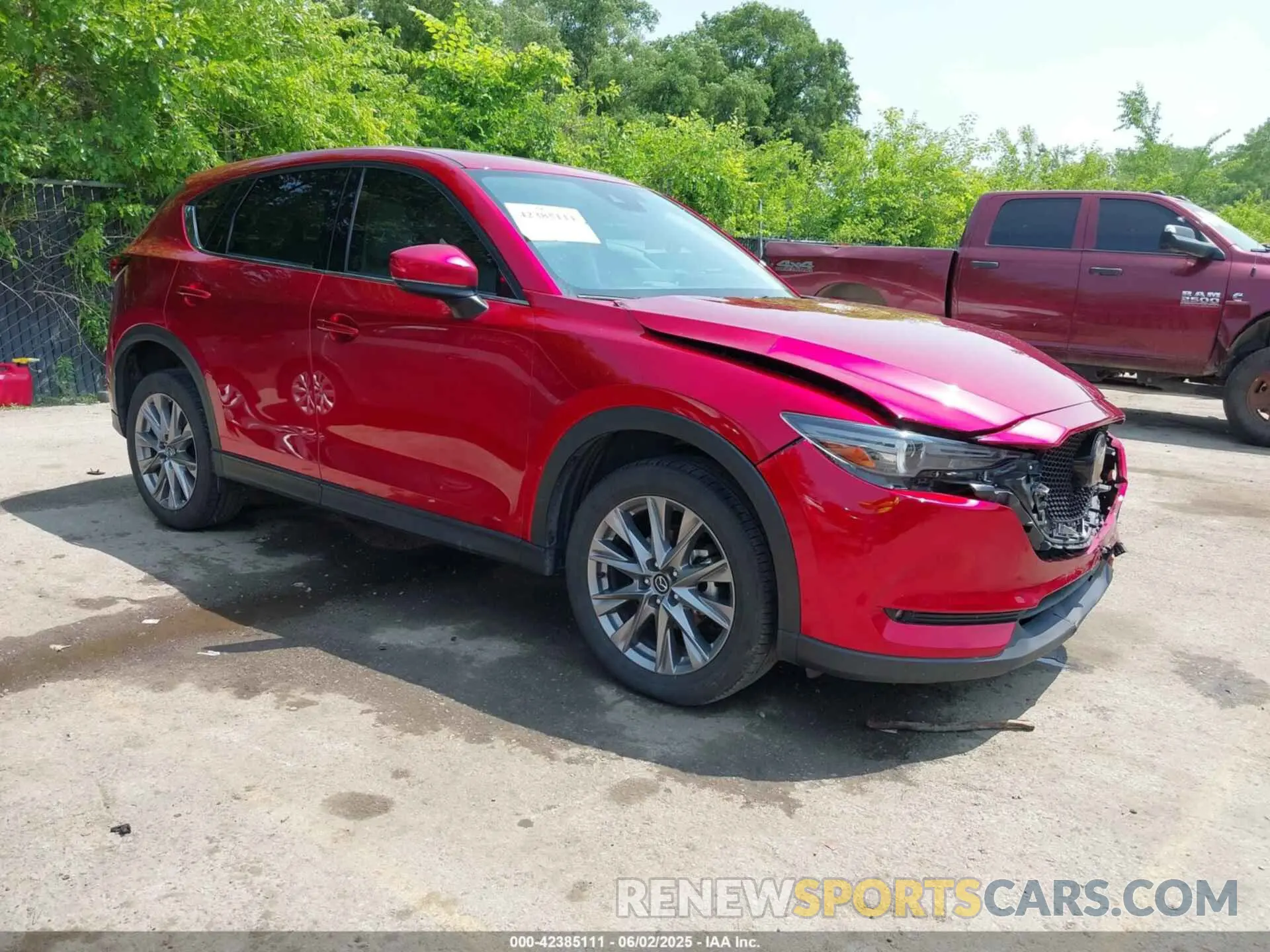 1 Photograph of a damaged car JM3KFBDM2M0483018 MAZDA CX-5 2021