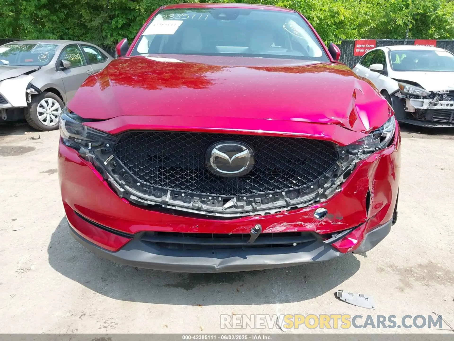 6 Photograph of a damaged car JM3KFBDM2M0483018 MAZDA CX-5 2021