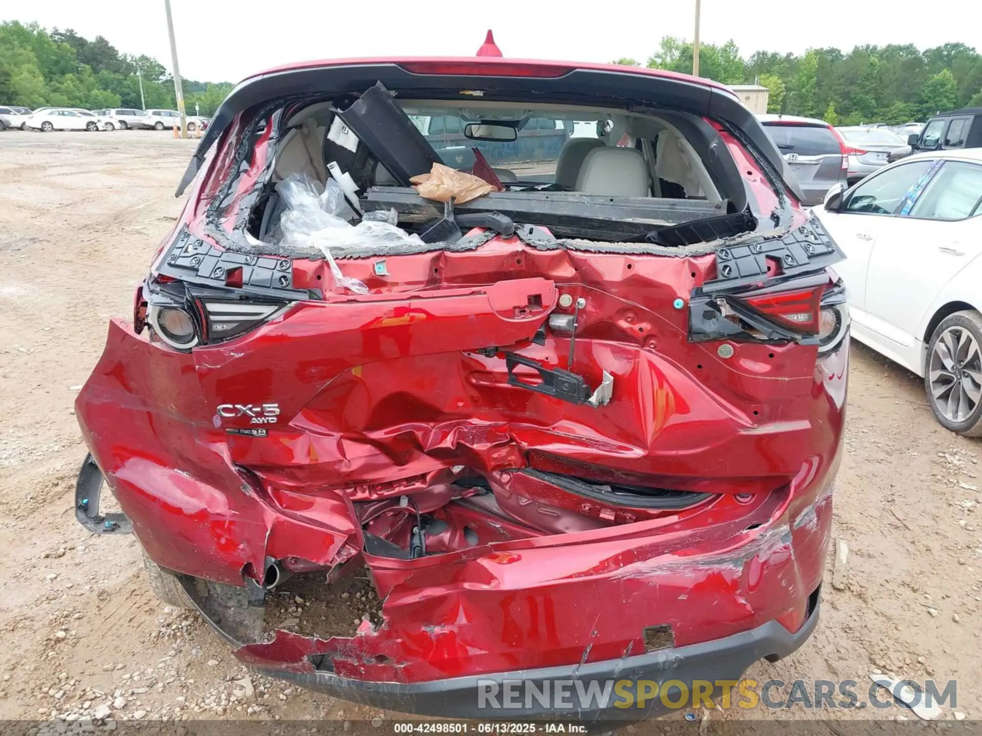 16 Photograph of a damaged car JM3KFBDM4M1429357 MAZDA CX-5 2021