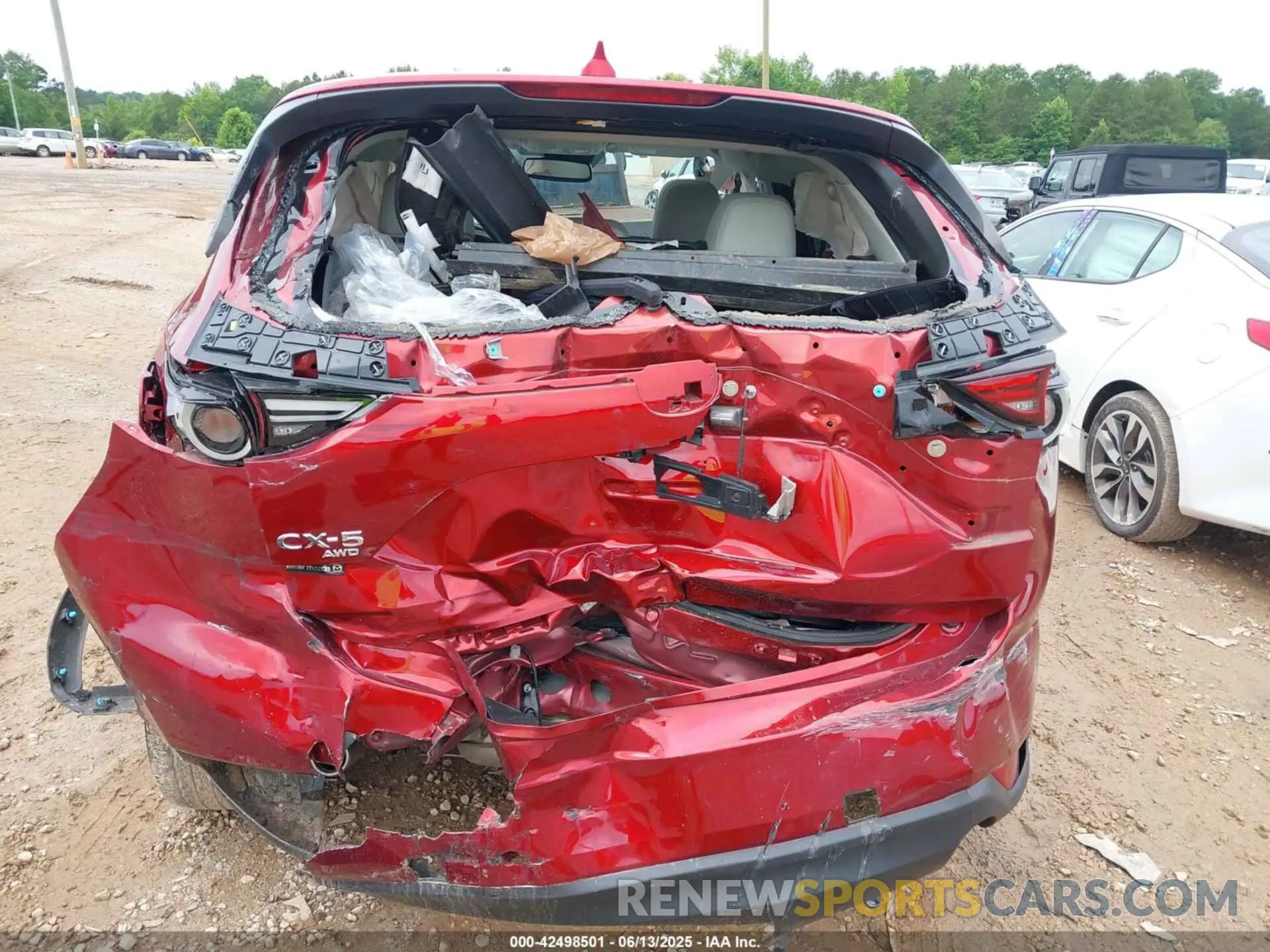 6 Photograph of a damaged car JM3KFBDM4M1429357 MAZDA CX-5 2021