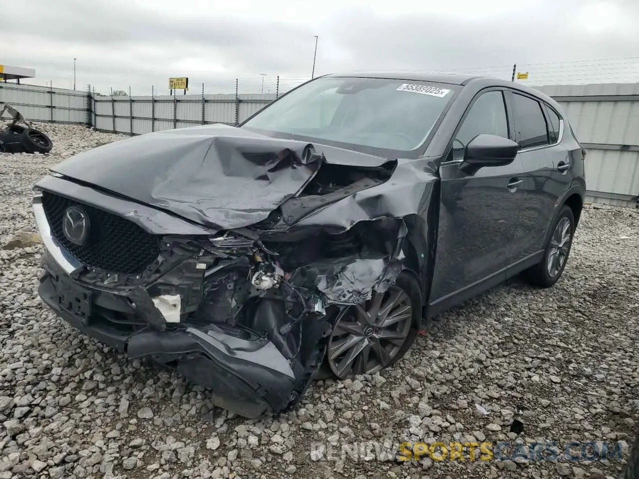 1 Photograph of a damaged car JM3KFBDM5M0492277 MAZDA CX-5 2021