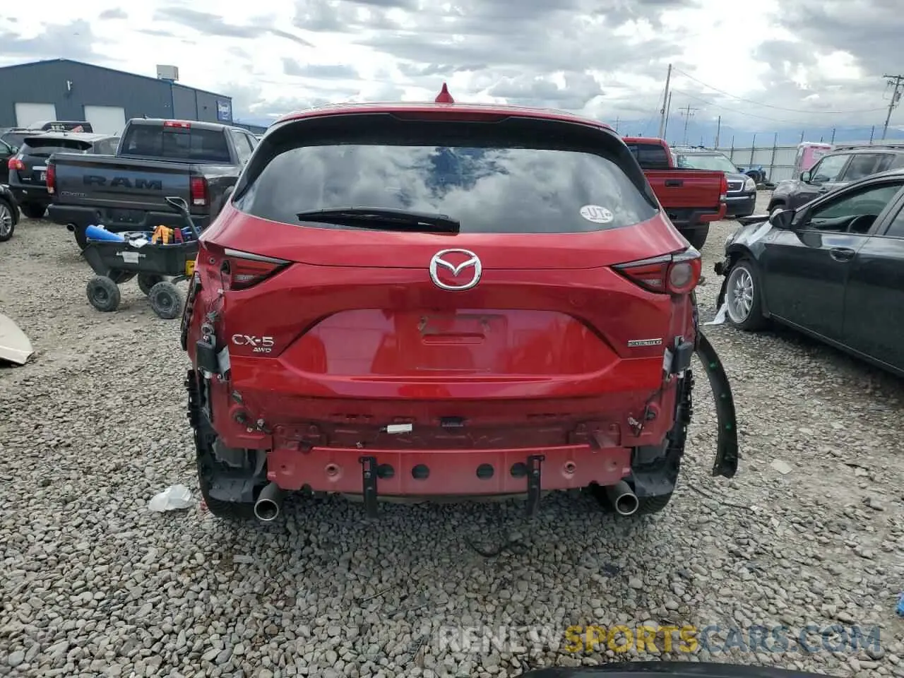 6 Photograph of a damaged car JM3KFBDMXM0489052 MAZDA CX-5 2021