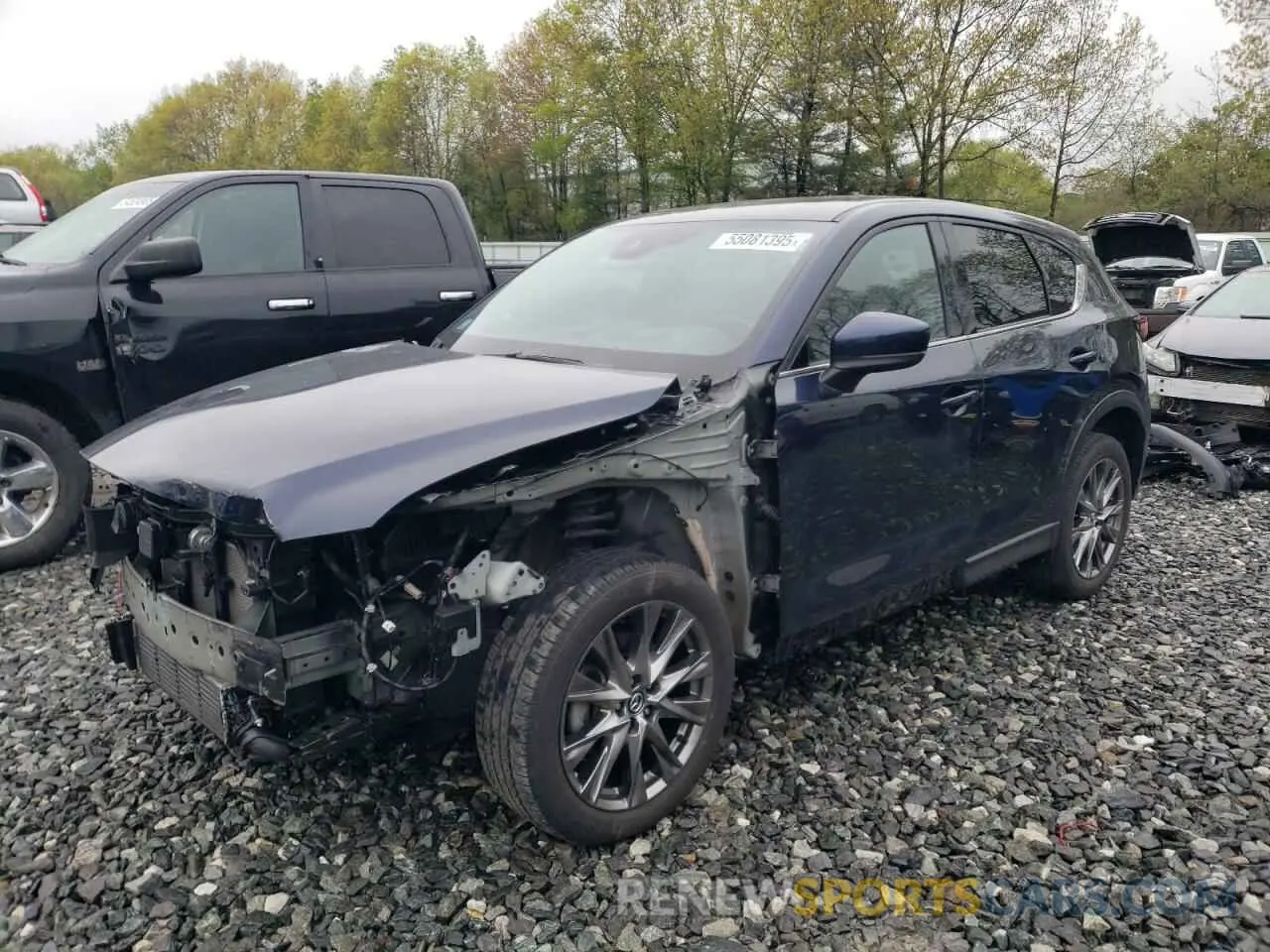 1 Photograph of a damaged car JM3KFBEY2M0474580 MAZDA CX-5 2021