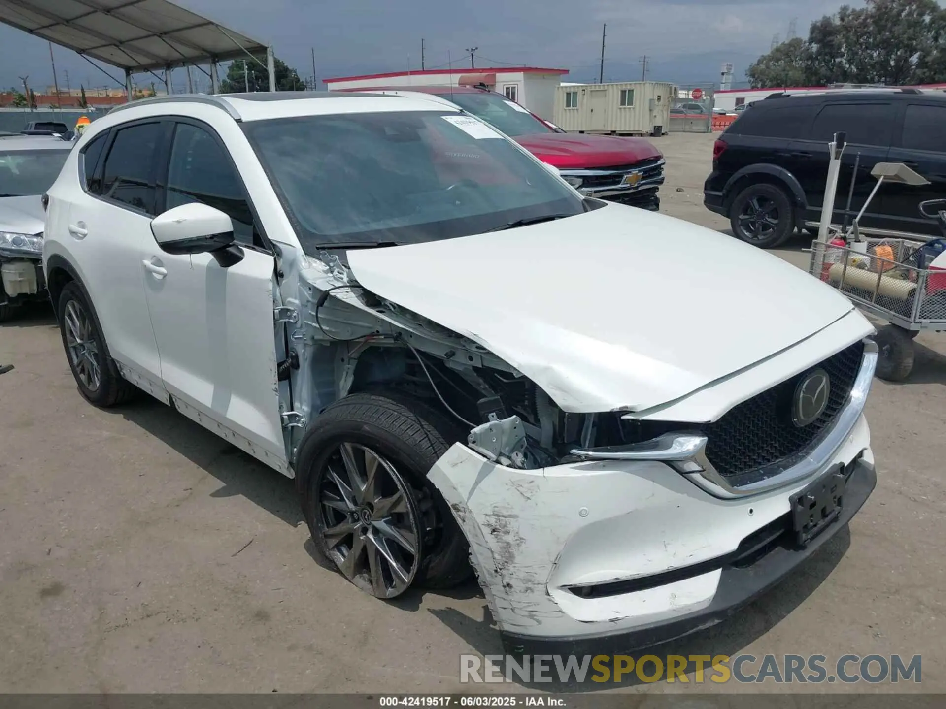 1 Photograph of a damaged car JM3KFBEY3M0344260 MAZDA CX-5 2021