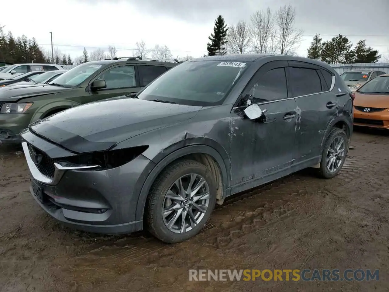1 Photograph of a damaged car JM3KFBEY6M0436155 MAZDA CX-5 2021
