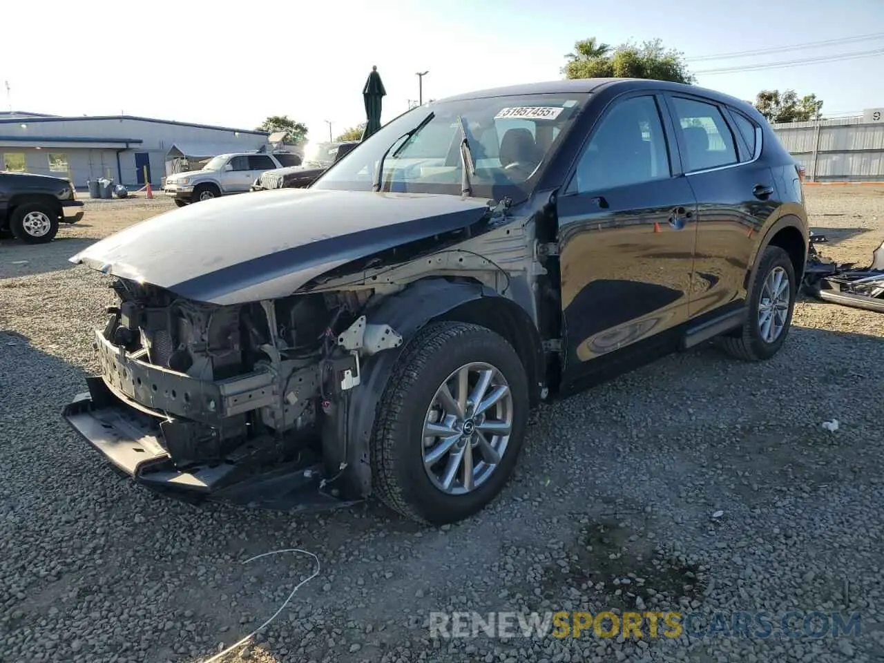 1 Photograph of a damaged car JM3KFBAM0N0567375 MAZDA CX-5 2022