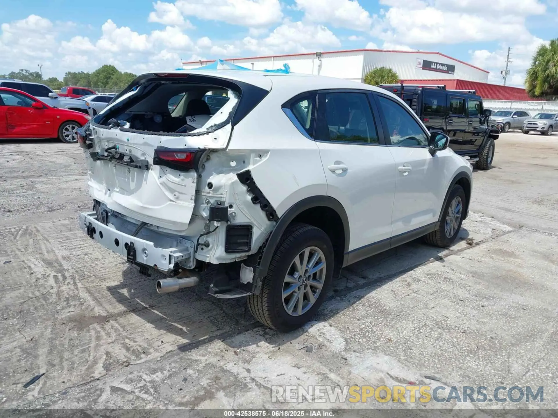 4 Photograph of a damaged car JM3KFBAM8N0564711 MAZDA CX-5 2022