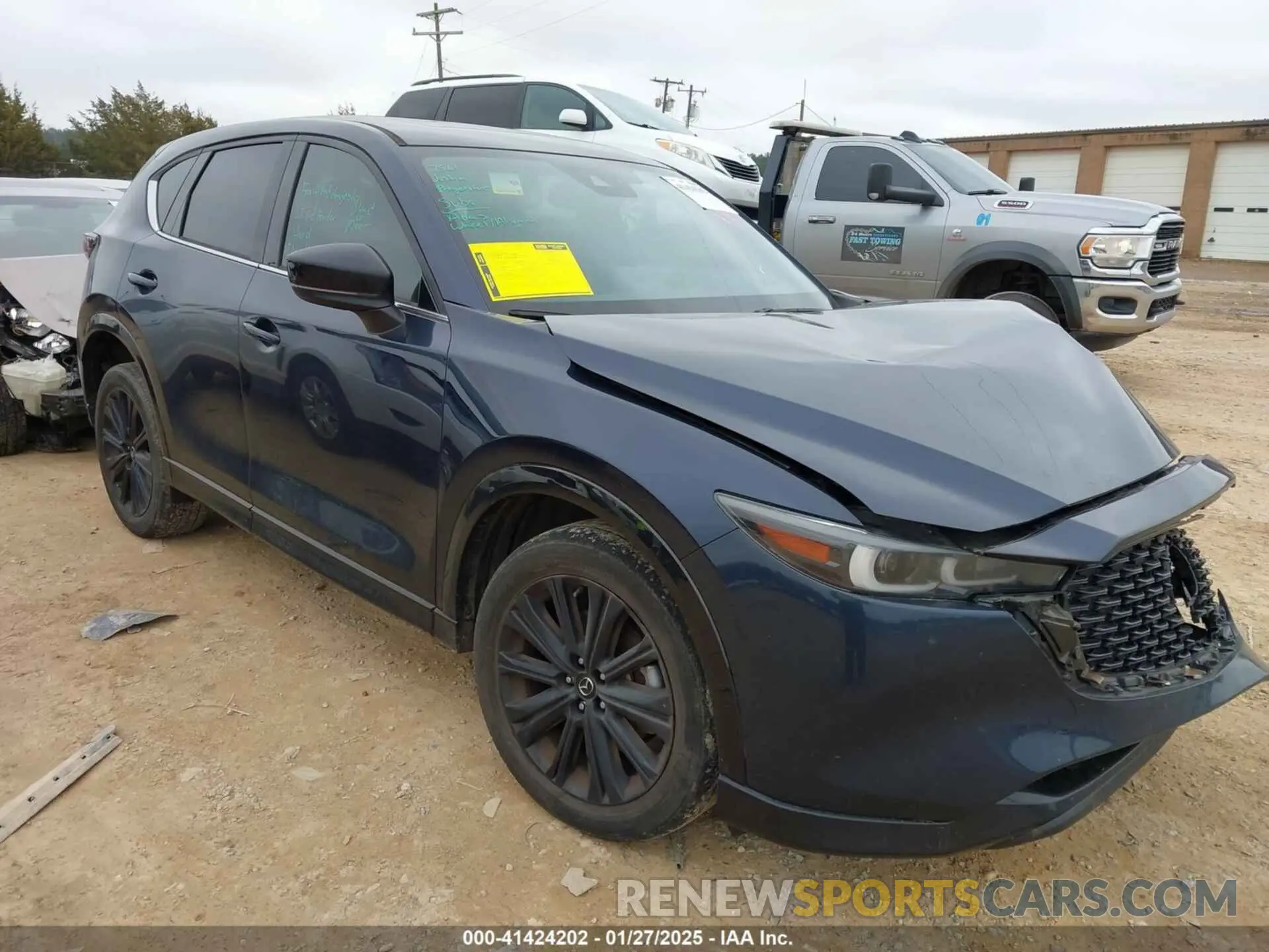 1 Photograph of a damaged car JM3KFBAY5N0521947 MAZDA CX-5 2022