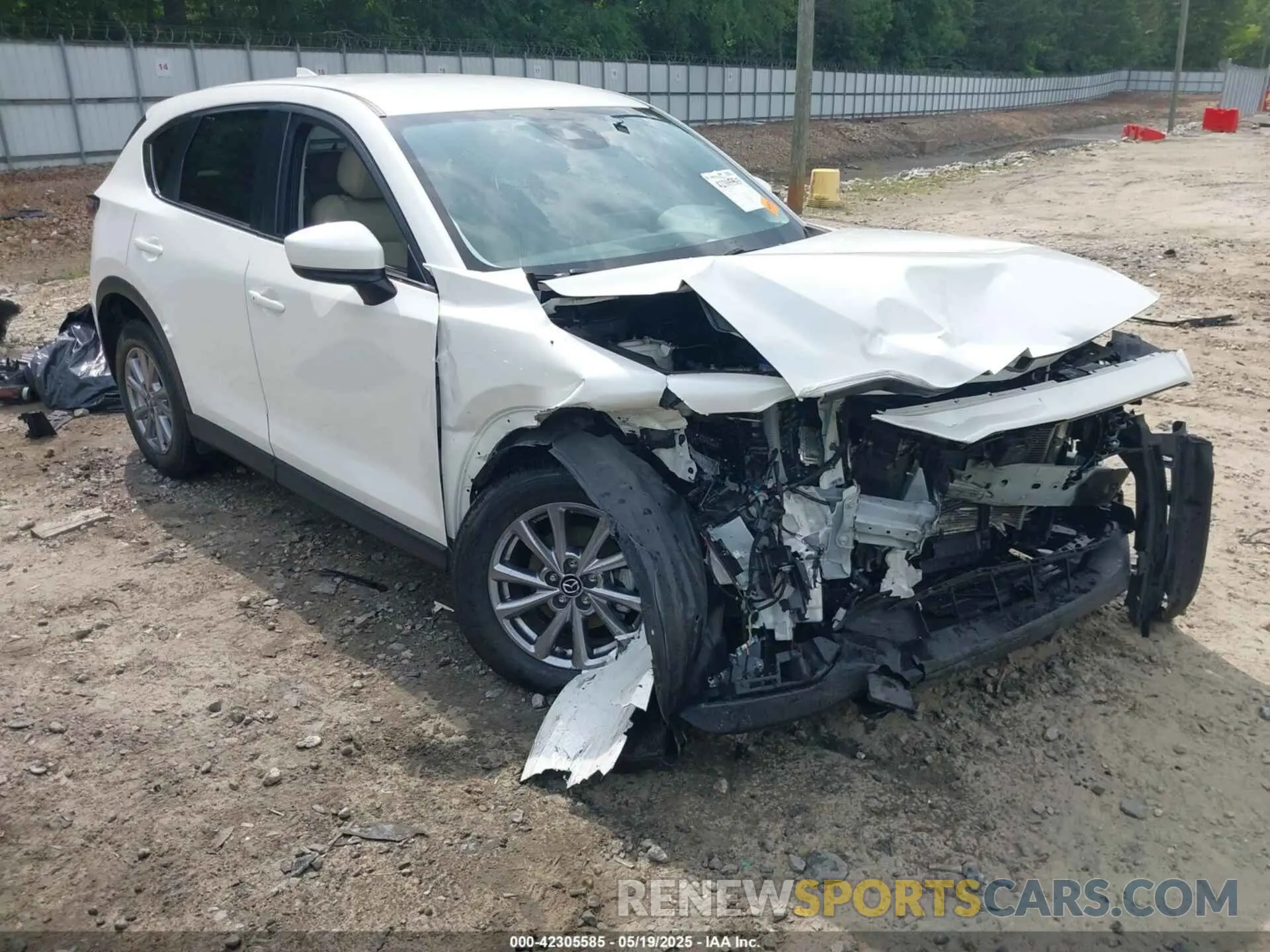 1 Photograph of a damaged car JM3KFBBM6N0528319 MAZDA CX-5 2022
