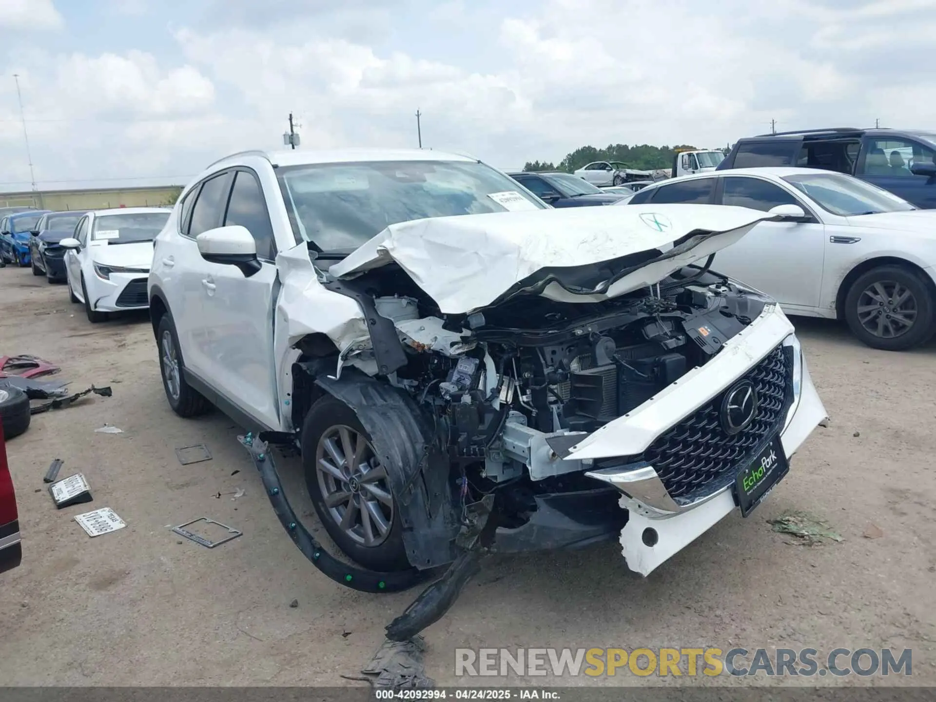 1 Photograph of a damaged car JM3KFBBM7N0533805 MAZDA CX-5 2022
