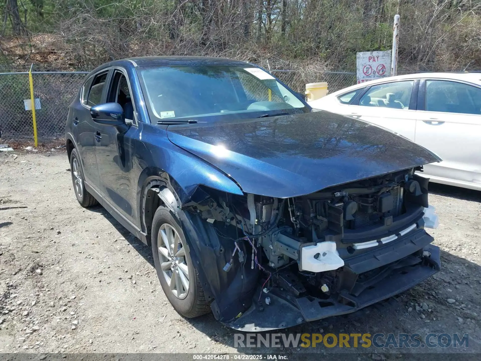 1 Photograph of a damaged car JM3KFBBM8N0633363 MAZDA CX-5 2022
