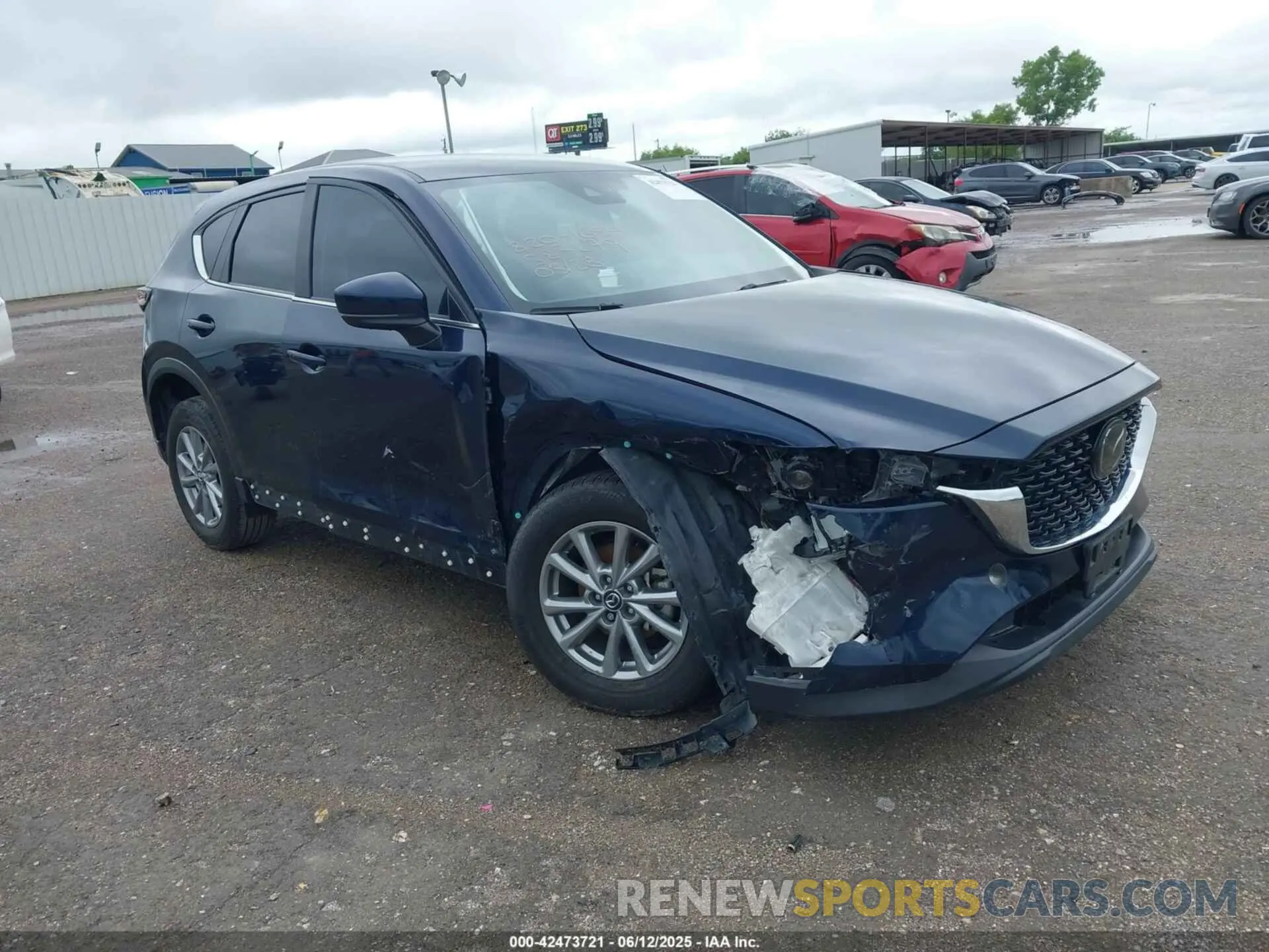 1 Photograph of a damaged car JM3KFBBM9N0583279 MAZDA CX-5 2022