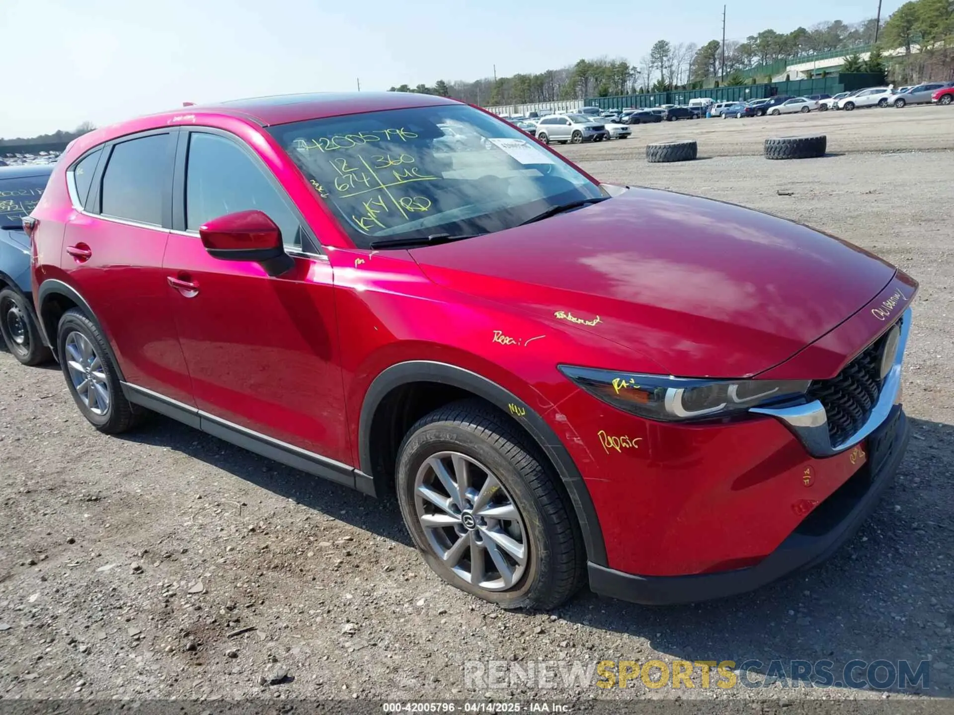 1 Photograph of a damaged car JM3KFBCM4N0611097 MAZDA CX-5 2022