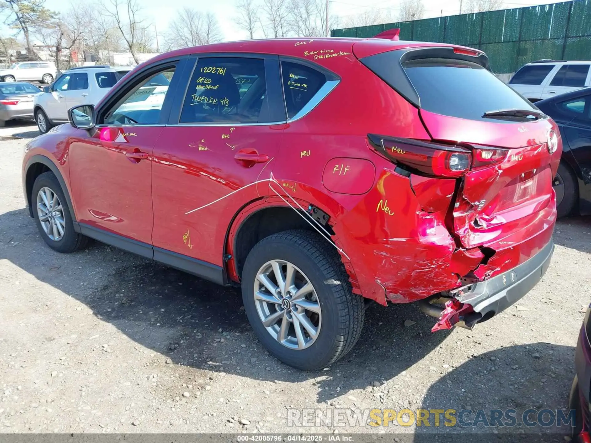 3 Photograph of a damaged car JM3KFBCM4N0611097 MAZDA CX-5 2022