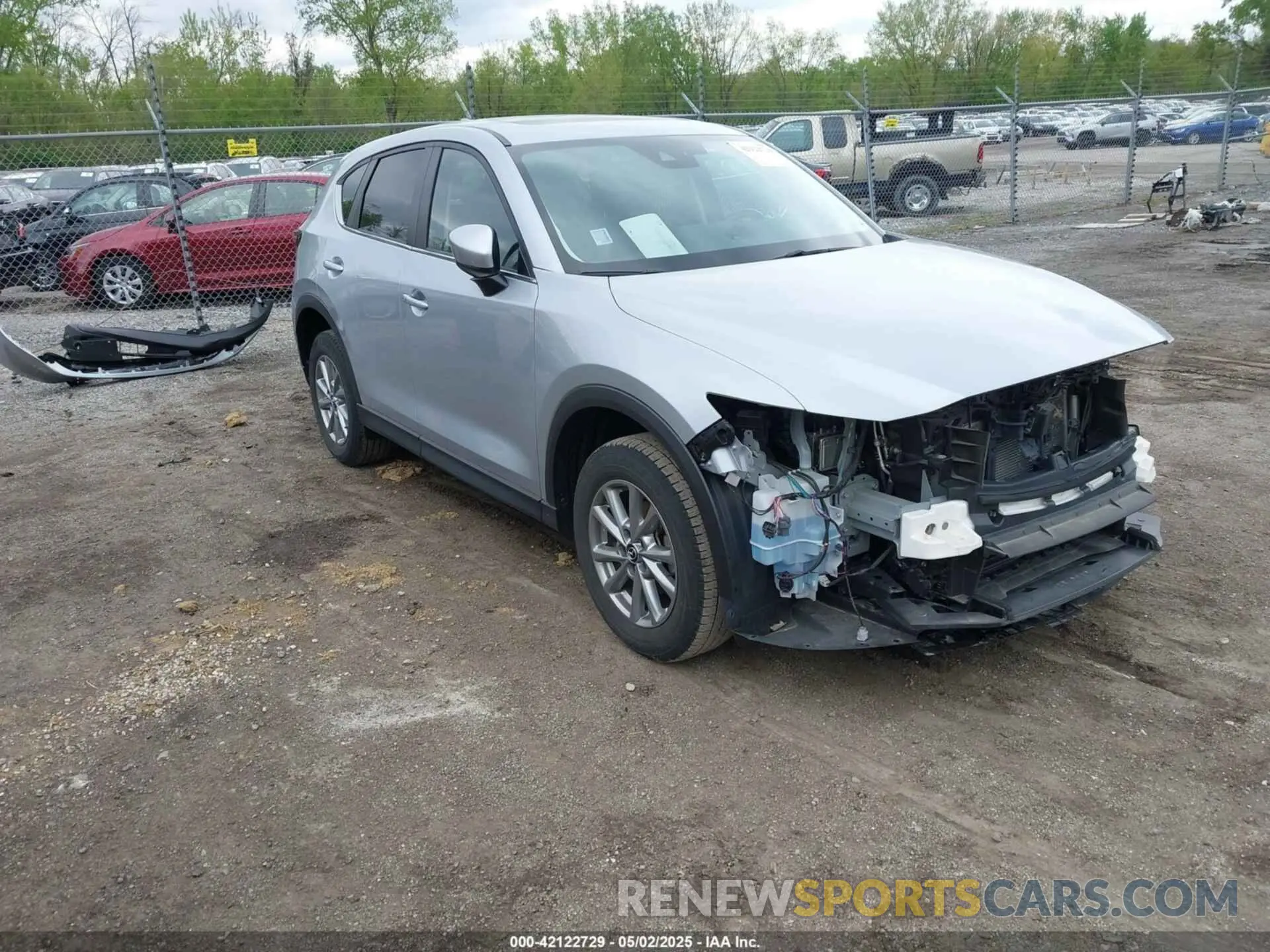 1 Photograph of a damaged car JM3KFBCM4N1590262 MAZDA CX-5 2022