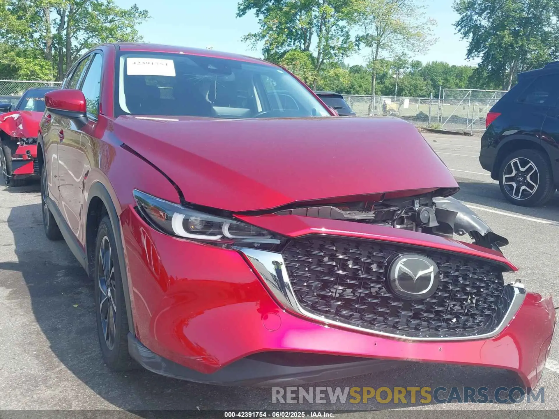 1 Photograph of a damaged car JM3KFBDM2N0537743 MAZDA CX-5 2022