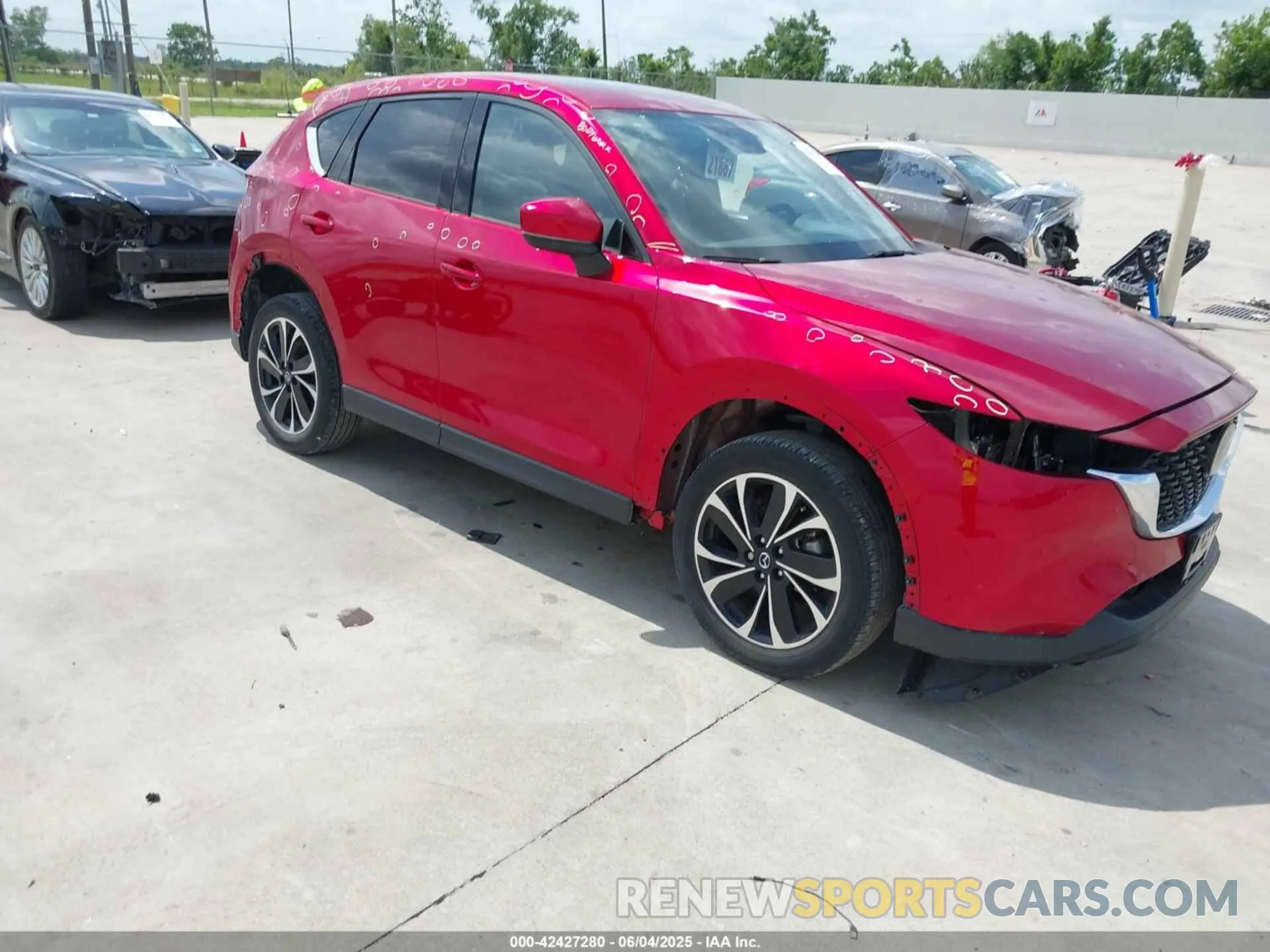 1 Photograph of a damaged car JM3KFBDM8N0536659 MAZDA CX-5 2022