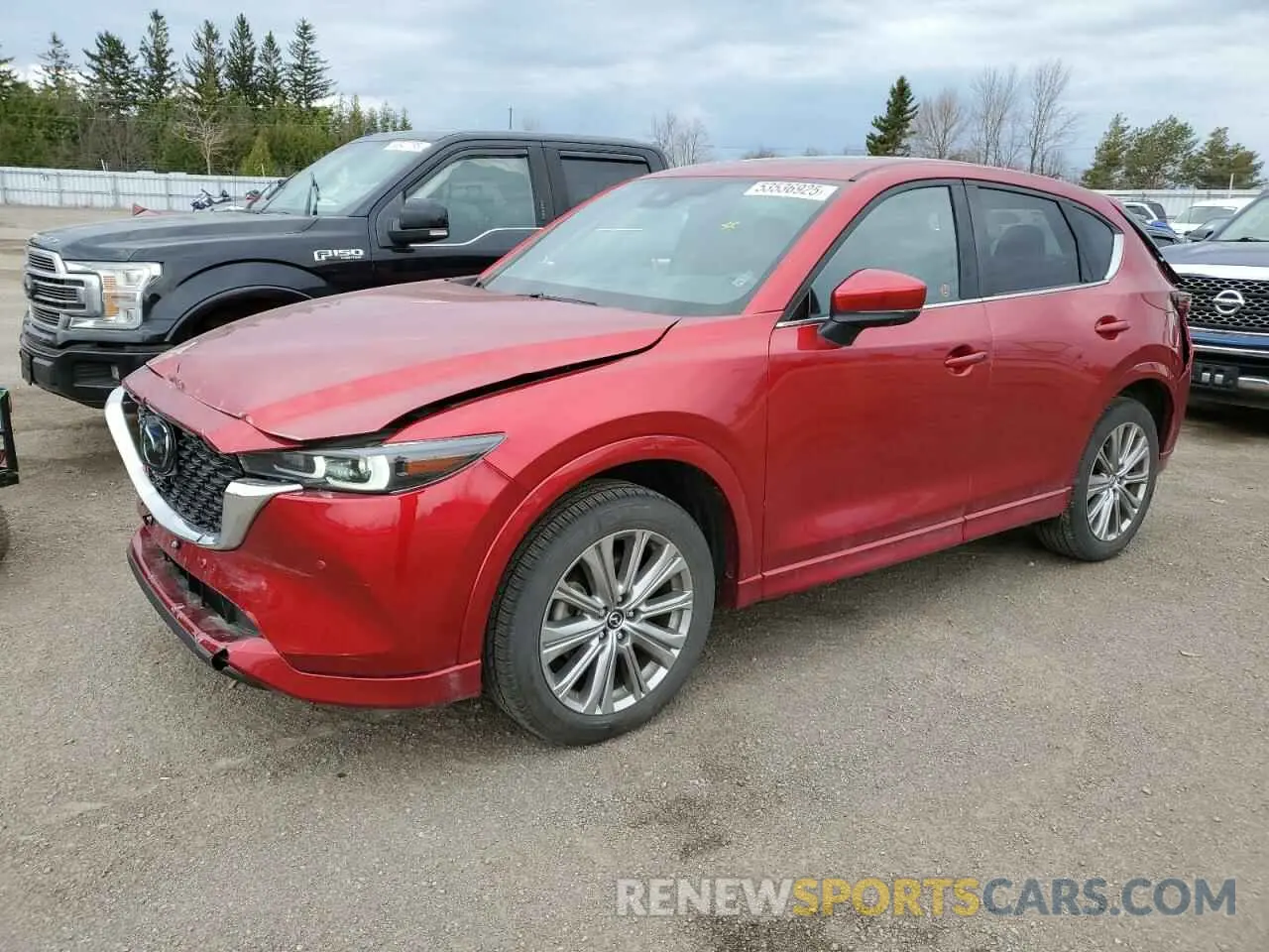 1 Photograph of a damaged car JM3KFBEY4N0587545 MAZDA CX-5 2022