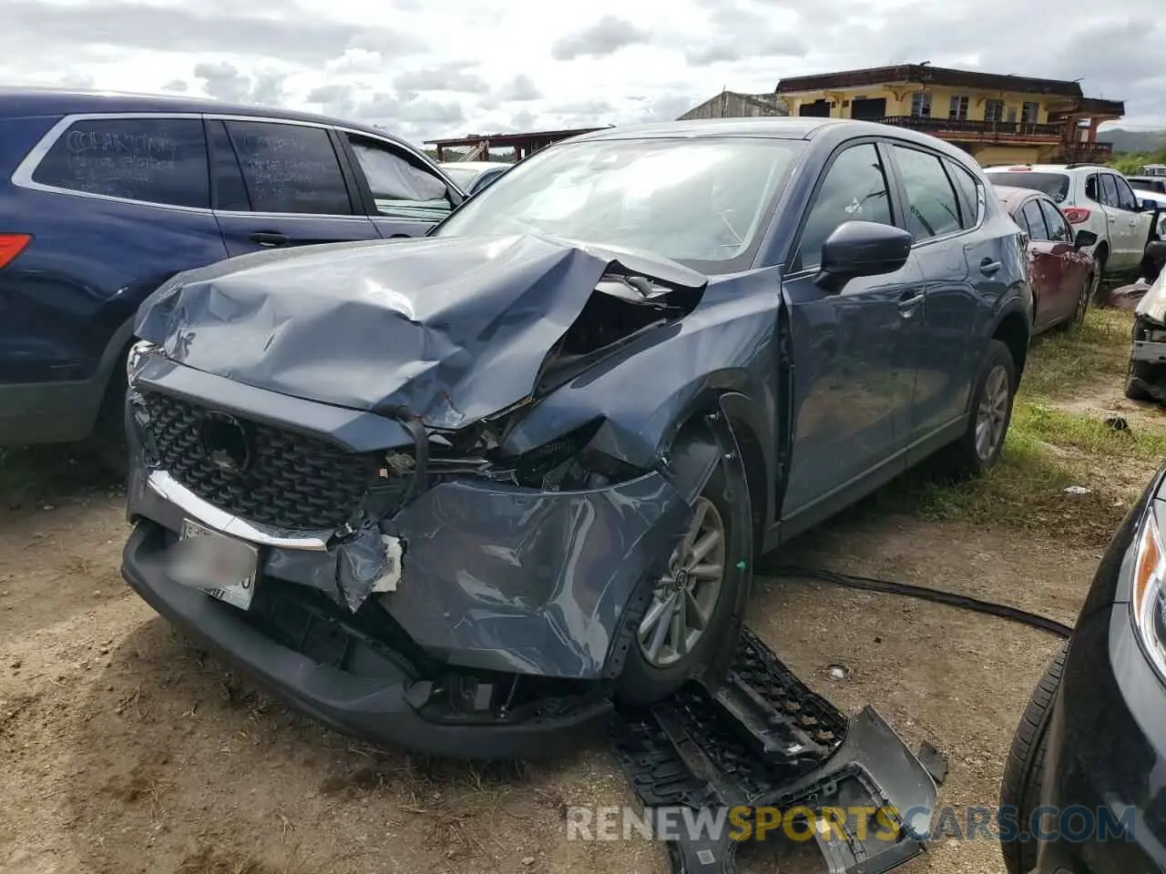 1 Photograph of a damaged car JM3KFBAM6P0163340 MAZDA CX-5 2023