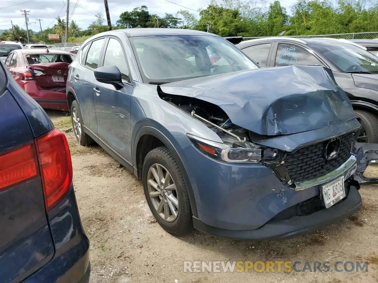 4 Photograph of a damaged car JM3KFBAM6P0163340 MAZDA CX-5 2023