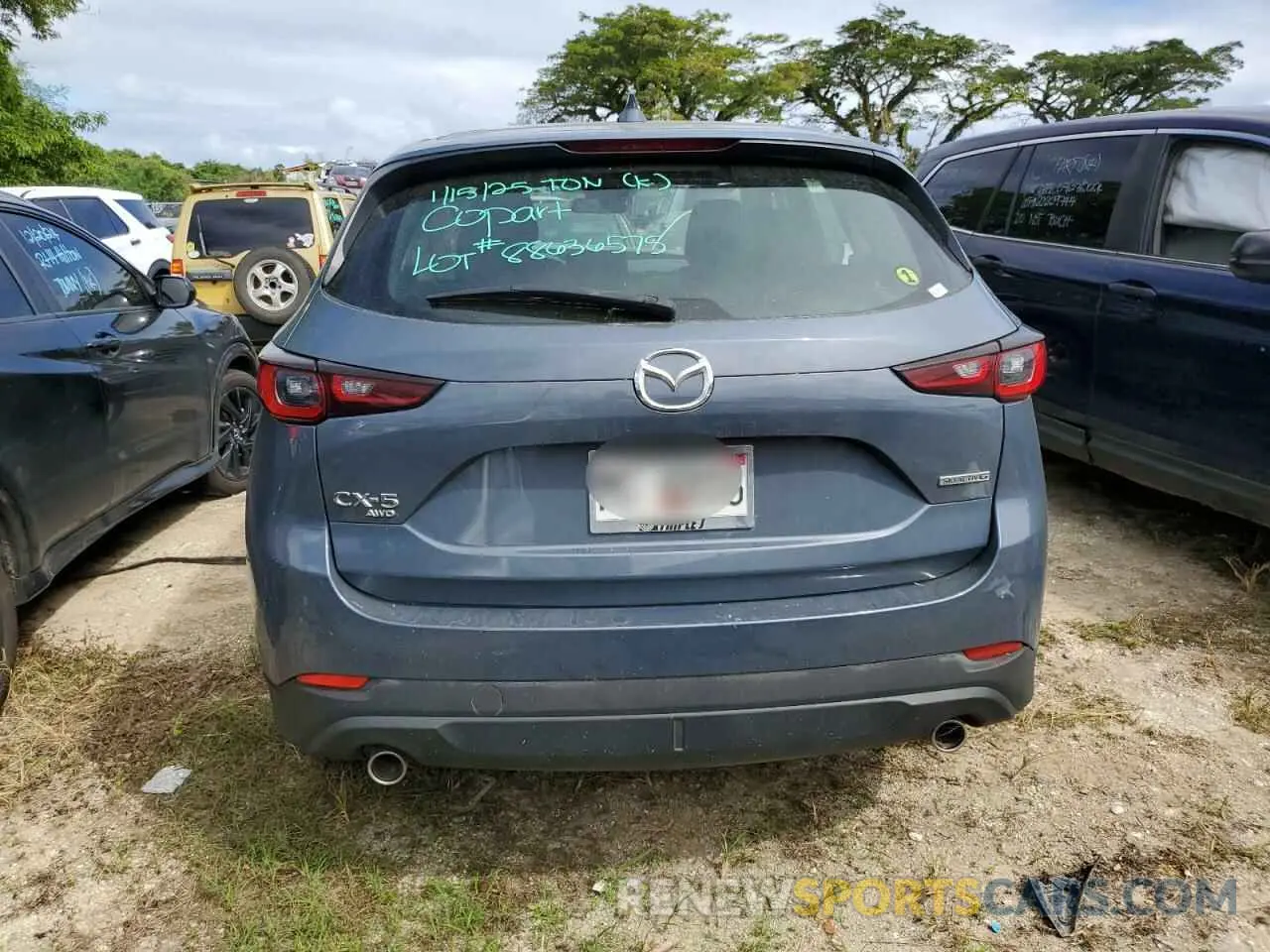 6 Photograph of a damaged car JM3KFBAM6P0163340 MAZDA CX-5 2023