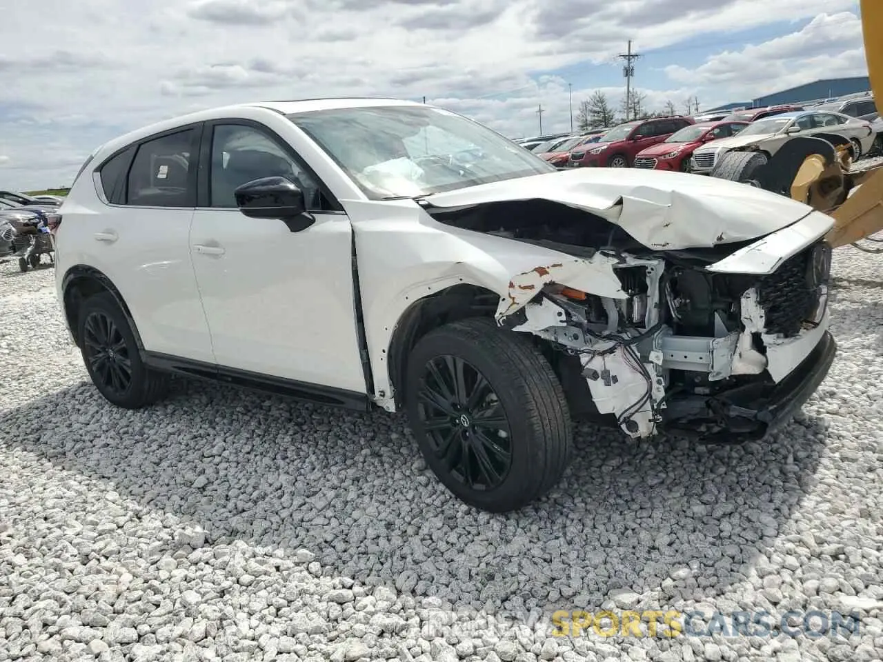 4 Photograph of a damaged car JM3KFBAY3P0292137 MAZDA CX-5 2023
