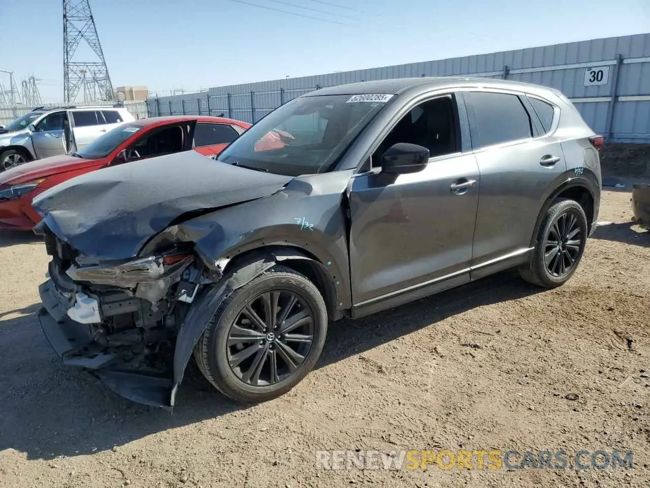 1 Photograph of a damaged car JM3KFBAY4P0135197 MAZDA CX-5 2023