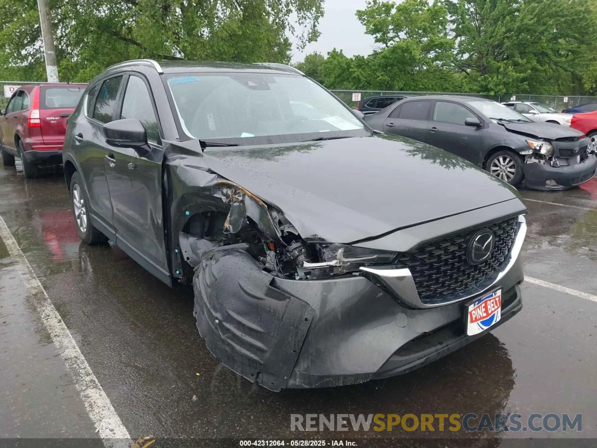 6 Photograph of a damaged car JM3KFBBM8P0138342 MAZDA CX-5 2023