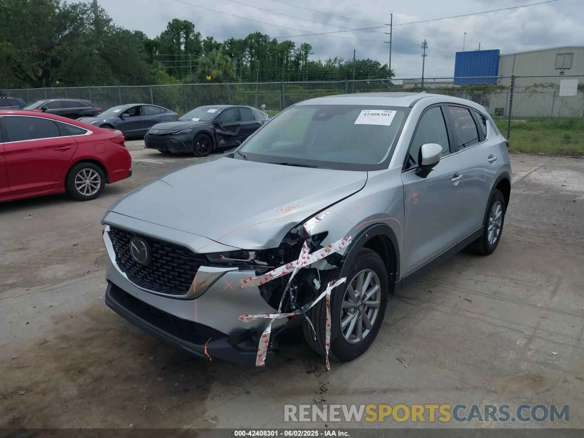 6 Photograph of a damaged car JM3KFBCM3P0197796 MAZDA CX-5 2023