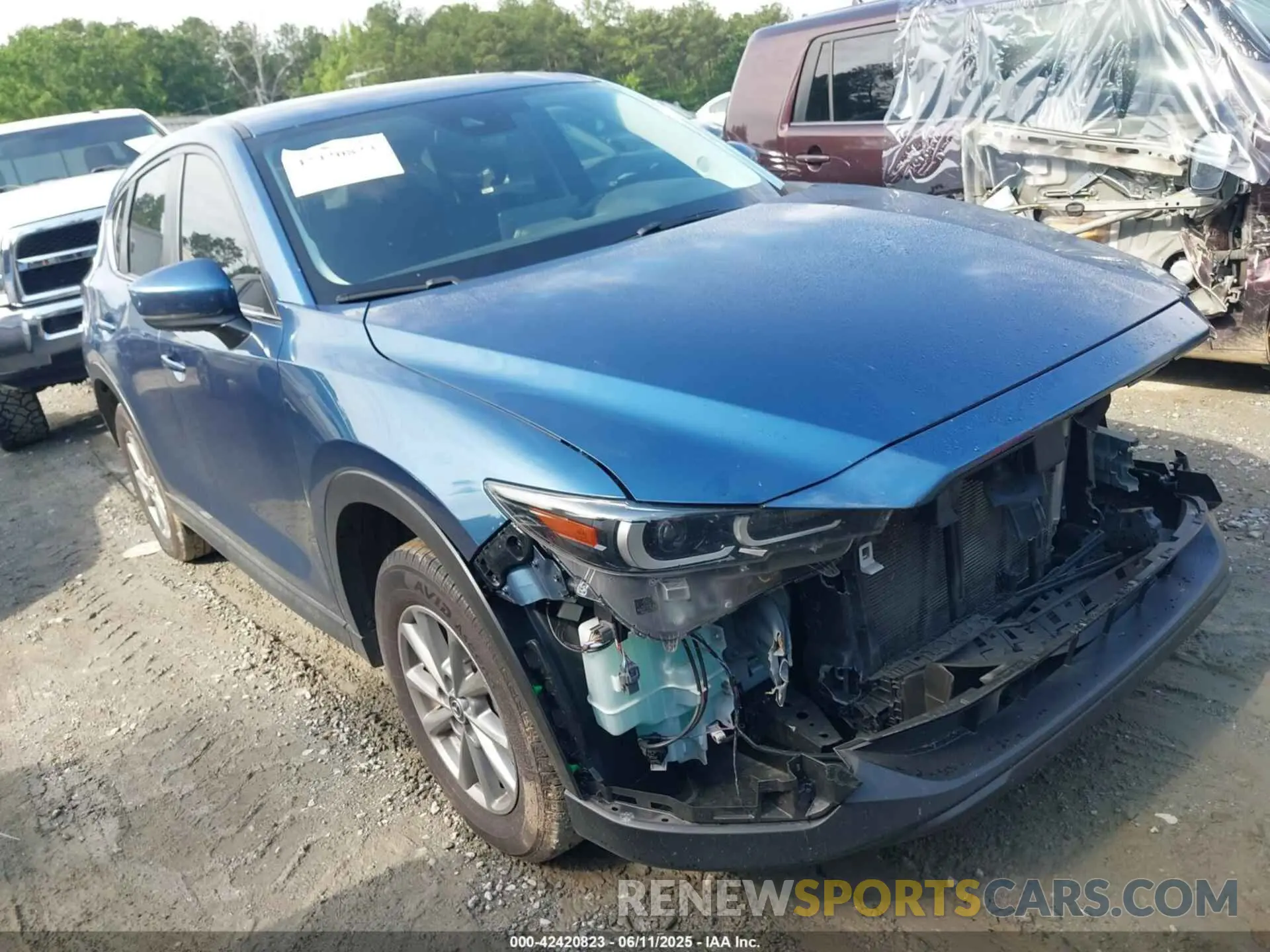 1 Photograph of a damaged car JM3KFBCM3P0255230 MAZDA CX-5 2023