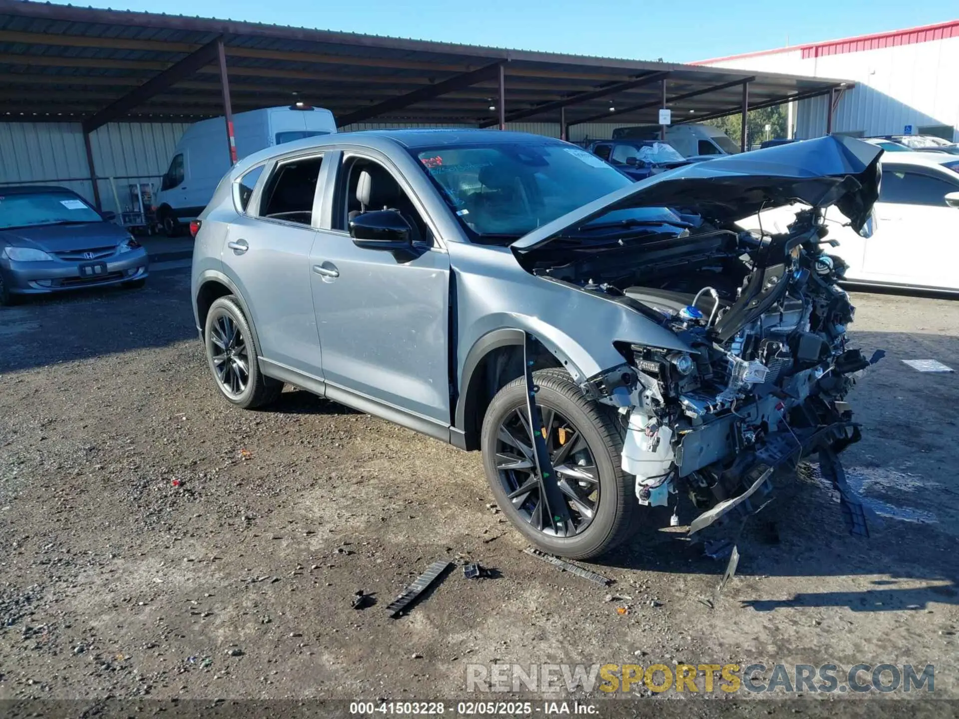 1 Photograph of a damaged car JM3KFBCM6P0240348 MAZDA CX-5 2023